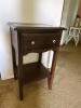 Wooden Side Table with Drawer and Lower Shelf - 2