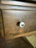 Wooden Side Table with Drawer and Lower Shelf - 6