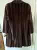 Mink Fur Coat with Mother-of-Pearl Style Button - 6