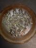 Carnival Glass Bowl With Floral Relief Pattern - 2