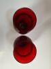 Pair of Ruby Red Glass Vases in Classic Style - 3