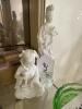 Pair of Asian-Style White Porcelain Figurines - 5