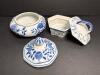 Blue and White Ceramic Lidded Jars