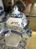 Blue and White Ceramic Lidded Jars - 5