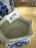Blue and White Floral Porcelain Bowl in the Delft-Style - 5