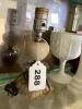 Art Deco-Style Glass Table Lamp With Leviton Socket - 6