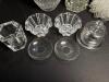 Assorted Clear Pressed Glass Tableware and Vases - 2