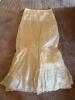 Antique White Cotton and Lace Petticoat Skirt