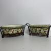 Temp-tations Old World Ceramic and Rattan Ovenware Dishes - 3