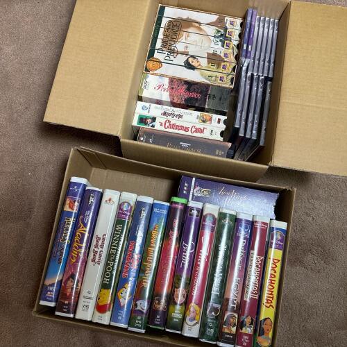 Assorted VHS Movies and Classical Music CDs