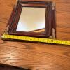 12.75" x 15" Ornate Wood Framed Mirror with Gilt Corners - 5