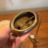 Small Duck Motif Table Lamp and Pair of Brass-Tone Picture Lights - 6