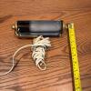 Small Duck Motif Table Lamp and Pair of Brass-Tone Picture Lights - 12