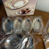 TechnoMetal Inox Gold Stainless Steel Serving Dishes and Bowls - 7