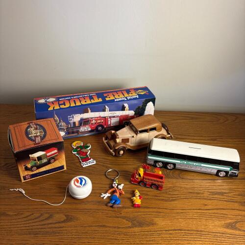 Mixed Toy Vehicle and Novelty Collectibles Lot