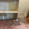 Folding Tray Table and Round Glass-Top Three-Leg Table - 5