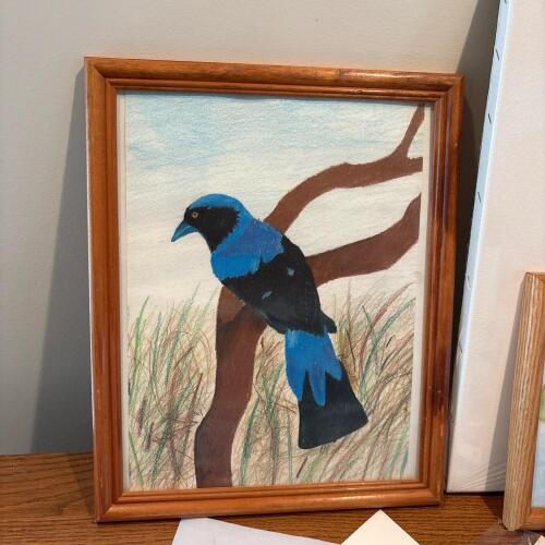 Mixed Framed Artwork, Art Prints and Blank Canvas Lot