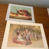 Mixed Framed Artwork, Art Prints and Blank Canvas Lot - 9
