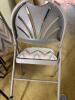 Four Meco Folding Chairs With Upholstered Seats - 4