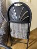 Four Meco Folding Chairs With Upholstered Seats - 5