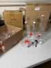 Mixed sizes-Willdan Swing Top Glass Bottles with Pourers and Spare Gaskets