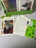 The Greenhouse Plant Care Card Library in Green Plastic Organizer - 6