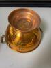 Copper Mixing Bowls and Footed Colander - 4