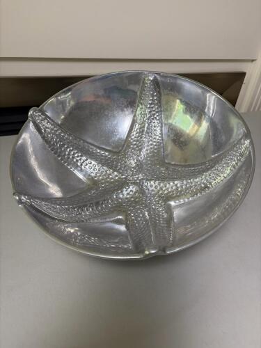 Mariposa Brillante Starfish Aluminum Serving Bowl