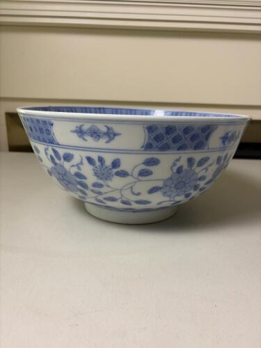 Blue and White Decorative Porcelain Bowl
