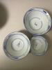 Porcelain Bowls with Blue Floral Motif - 4