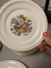 Ambrosia China Plates and Pie Server with Floral Basket Design - 6