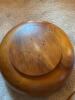 Mid-Century Modern-Style Wooden Salad Bowl with Servers - 2