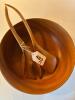 Mid-Century Modern-Style Wooden Salad Bowl with Servers - 5
