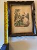 Trio of Framed La Mode Illustr&eacute; Print with Pair of Silhouette Plaques - 5