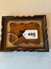Trio of Framed La Mode Illustr&eacute; Print with Pair of Silhouette Plaques - 6