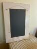 White Wicker Rectangular Wall Mirror Coastal-Style - 2