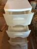 Plastic Three-Drawer Storage Unit - 2