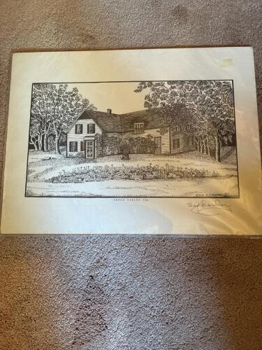 Print depicting Green Gables, Prince Edward Island
