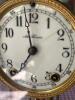 Seth Thomas Brass and Glass Mantel Clock with Pendulum - 16
