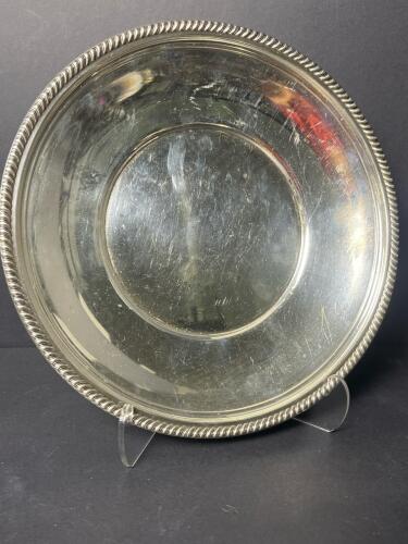 Gorham Sterling Silver Rope Edge Bowl