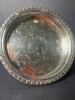 Rogers & Bro. Silverplate Round Tray with Embossed Scrollwork