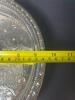 Rogers & Bro. Silverplate Round Tray with Embossed Scrollwork - 6