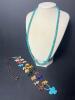 Turquoise Heishi Necklace and Animal Necklace