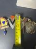 Assorted Modernist Brooches and Turtle Pin/Pendant - 9