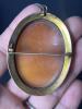 Pair of Antique Cameo Brooches in Victorian-Style Frames - 6