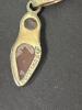 Gemstone Pendants, One Abstract and One Floral-Style - 2