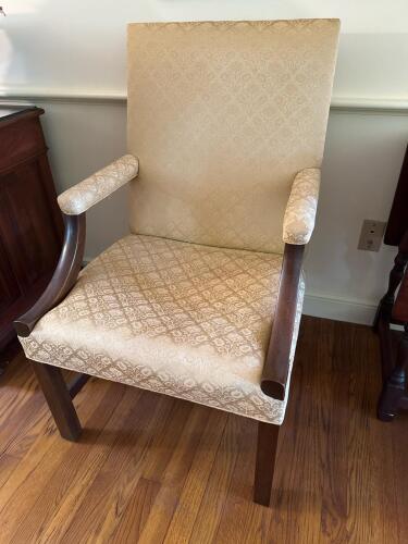 Upholstered Armchair in Traditional Style