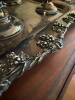 Stunning Reed & Barton Silverplate Tea and Coffee Service Set in Grape Motif on Friedman Silver Co. Butler Tray - 16