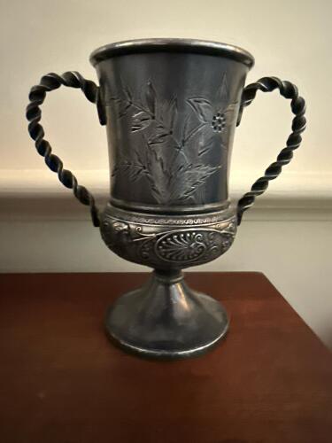 Victorian-Style Rogers & Bro Triple Plate Trophy Cup