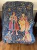 Medieval-Style Tapestry "Le Concert", Made in France 43"x32"